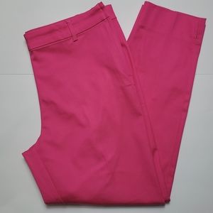 New Woman's size 16 Hot Pink Side Zip Short Pants Slacks H&M